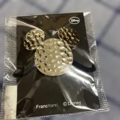 ミッキーマウス　ヘアゴム　色•ゴールド