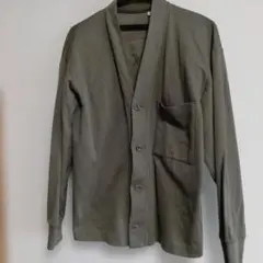 UNIQLO U ボタン付きカーディガン Mサイズ オリーブグリーン