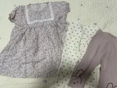 バースデイ ママラク ワンピース レギンス セット 80cm