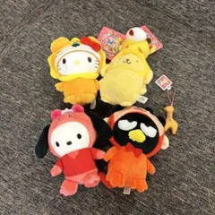 サンリオ　たべっ子どうぶつ　キティ プリン ポチャッコ ばつ丸　ぬいぐるみ たべっ子どうぶつ サンリオキャラクターズ ぬいぐるみ ポムポムプリン