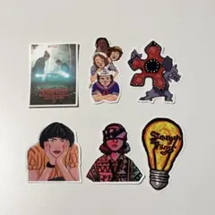 海外 Stranger Things ストレンジャーシングス ステッカー セットのサムネイル