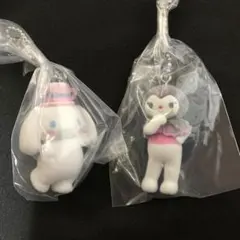 サンリオ　ミニチュアチャーム　ライブキャラクター　シナモロール&クロミ