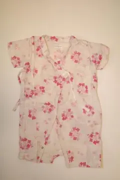 【美品】ミキハウス 花柄甚平 95cm