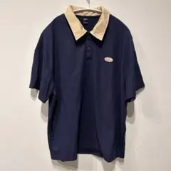 SHEIN ポロシャツ ネイビー Lサイズ　半袖　シャツ　メンズのサムネイル
