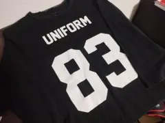uniform experiment カットソー ブラックのサムネイル