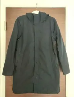 EDIFICE KOMATSU フード ステンカラーコート M ネイビー