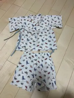 恐竜柄甚平上下セット　100 petit main