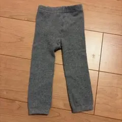 西松屋 グレーニットレギンス 70-80cm