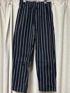GU シェフパンツ ストライプ