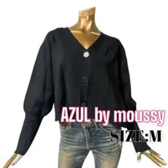 ⭐️A1069⭐️ AZUL ♥ Vネック クロップド H/Bニットカーディガンのサムネイル