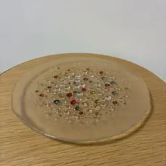 【お値下げ】Dansk⭐︎ガラスプレート 皿 カラフルドットのサムネイル