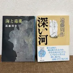 遠藤周作 海と毒薬 深い河 2冊セット