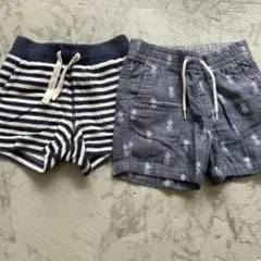 GAP baby 半ズボン2点セット