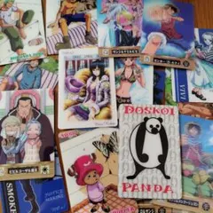 ワンピースグミ　プラスチック　カードセット