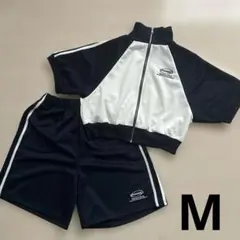 HUGGABLE 半袖トラックジャケット ショートパンツ セットアップ Mのサムネイル