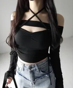 me me select オフショルトップス トップスのサムネイル