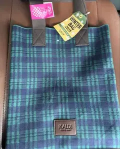 KALDI WINTER BAG 2025 トートバッグ チェック