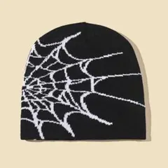 ニット帽　ビーニー　スパイダー　ブラック　韓国 n2　y2k　sk8　スケーターのサムネイル
