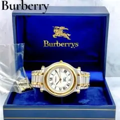 稼動品 Burberry バーバリー 人気文字盤 コンビブレス ボーイズ 腕時計 