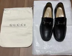 GUCCI ホースビットローファー　黒　36C(23cm)