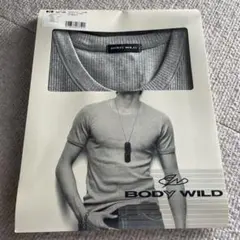 BODY WILD クルーネックTシャツ Mサイズ グレーモクのサムネイル