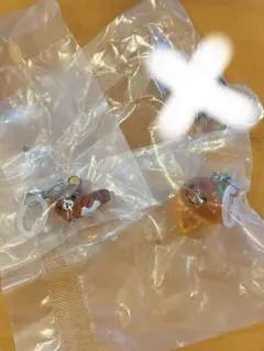 サンエックスマスコットチャーム　ガチャガチャ　めじるしアクセサリー　2個セット