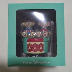 신품 미개봉 ダッフィー クリスマス 小物入れ フィギュアリン シェリーメイ