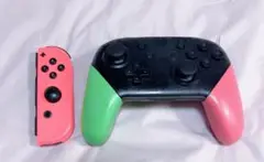 Nintendo Switch プロコン スプラトゥーン2デザイン ジョイコン