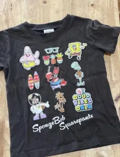 SpongeBob Tシャツ ダークグレー 120サイズのサムネイル
