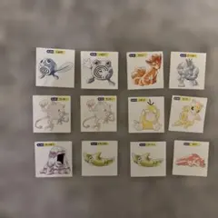 ポケモン　トップサン　シール12枚　ノーマル　レア