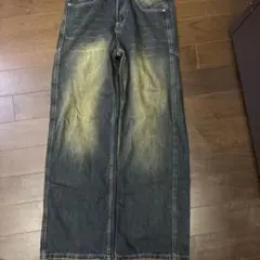 inflation ダークブルー デニムパンツ Sサイズ