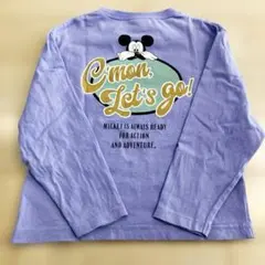MICKEY MOUSE ミッキーマウス ロンT バックプリント 110cm
