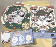 ちいかわ　ちいぽけ1周年　クリアカード　缶バッジ　風船