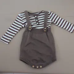 gil＆niya　ベビーロンパース　2点セット　80
