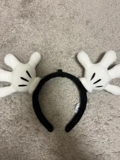 ミッキー手型カチューシャ