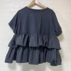 XS】hitomi mini URAKE tiered tops - メルカリ