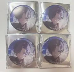 プロセカ　グリッター缶バッジ　朝比奈まふゆ