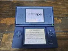 【ジャンク品】ニンテンドーDS Lite エナメルネイビー 本体