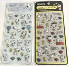 PEANUTS スヌーピー PUKUPUKU SEAL 2枚セット