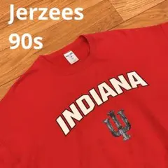 90s Jerzees College XL ラバープリント カレッジ 大きめ