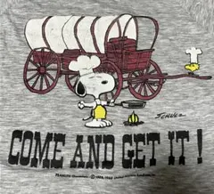SHIRTEX SNOOPY Tシャツ ラグラン USA製 霜降り 染み込み