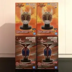 仮面ライダー BIGサイズソフビ マスクディスプレイ クウガ カブト