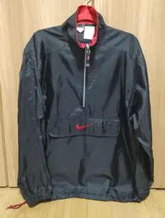 【２４時間以内に発送】美品 NIKE 白タグ ハーフジップ ナイロン Ｍsize