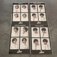 FANTASTICS 世界 佐藤大樹 木村慧人 4枚セット