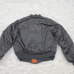 90s ALPHA MA-1 USA製 背面ビッグ刺繍 フライトJKT