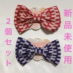 和風 リボン バレッタ 髪飾り ヘアアクセサリー 衣装蝶結び