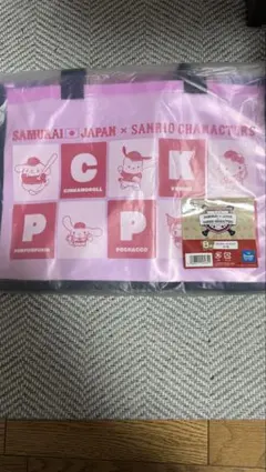 サンリオ　タイトーくじWBC 侍JAPAN B賞クリアトートバッグ