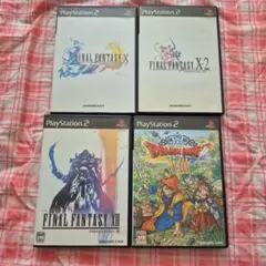 PS２ FINAL FANTASY X X-2 XII ドラゴンクエストⅧ 4本