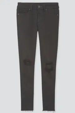 新品 未使用 UNIQLO ウルトラストレッチジーンズ ダメージ加工