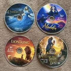 ディズニー　４作品　実写版DVD